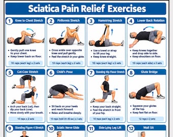 Sciatica Pain Relief Exercises for Seniors, Sciatica Exercises for Older Adults, Lower Back Pain Relief Workout, Senior Mobility Exercises