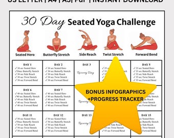 Yoga Stuhl Übungen für Frauen, Flexibilität und eine bessere Körperhaltung (Digitaler Download)