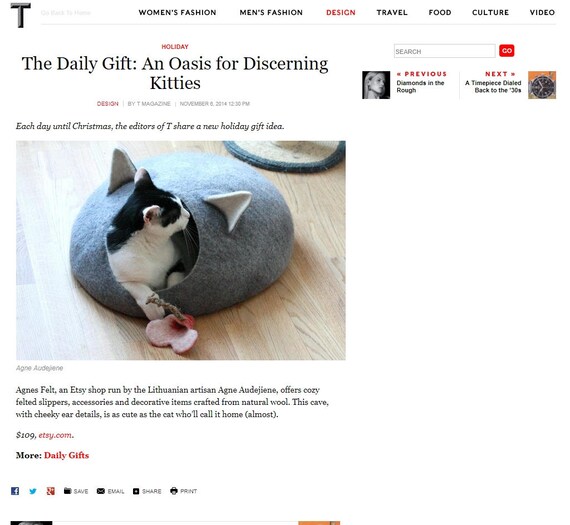 Etsy cat bed cheap