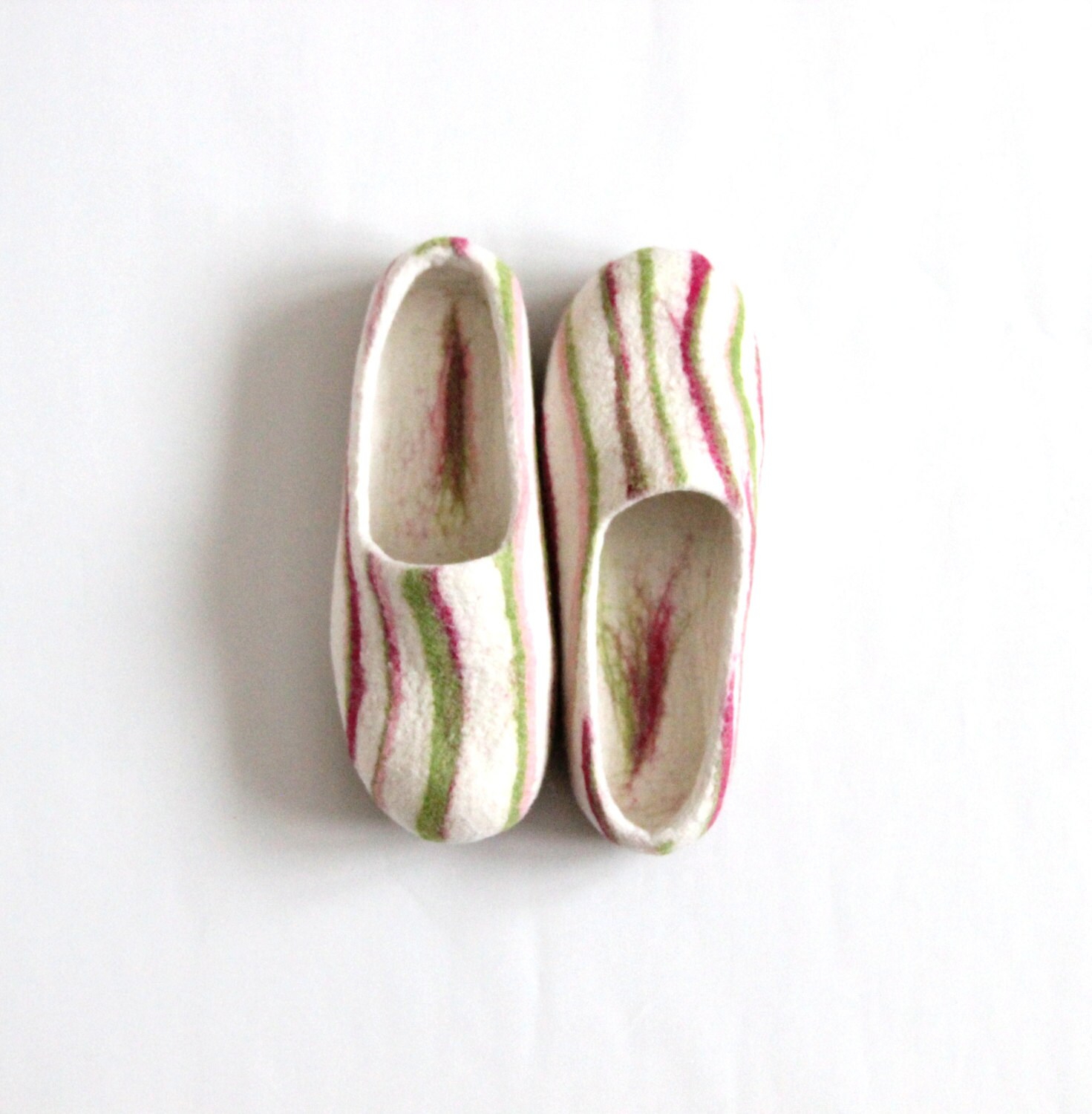 Felt slippers for woman wool clogs white wool clogs bedroom