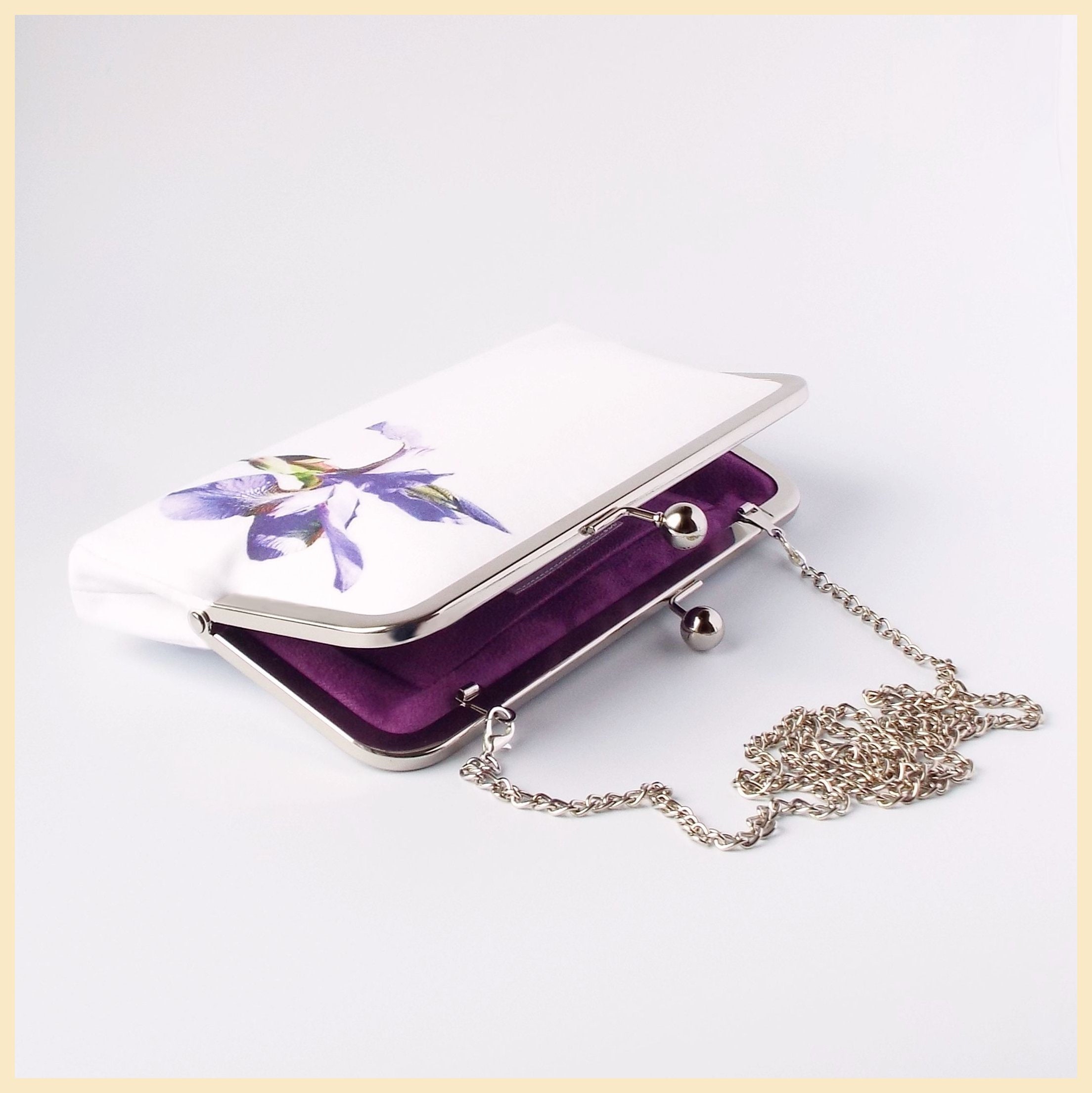 Iris Lilac Clutch