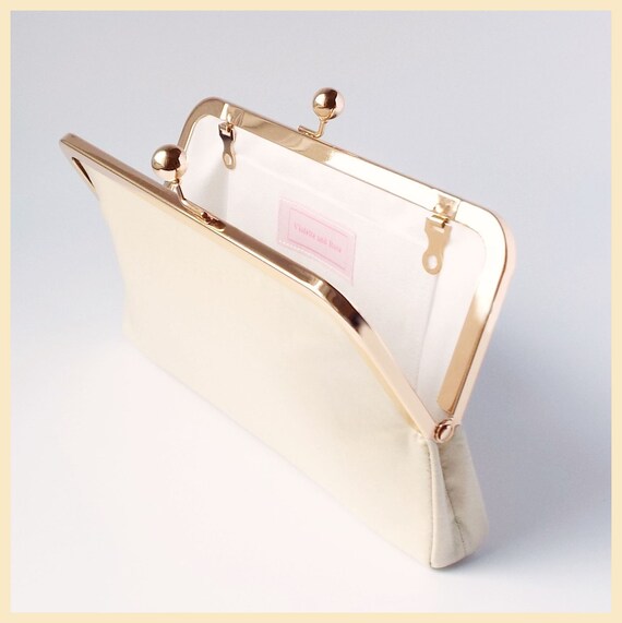 cream clutch bags for weddings