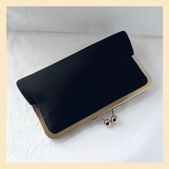 black formal purse