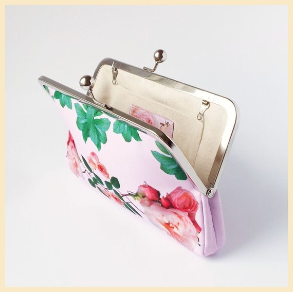 floral evening clutch