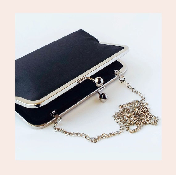 Small black deals evening purse