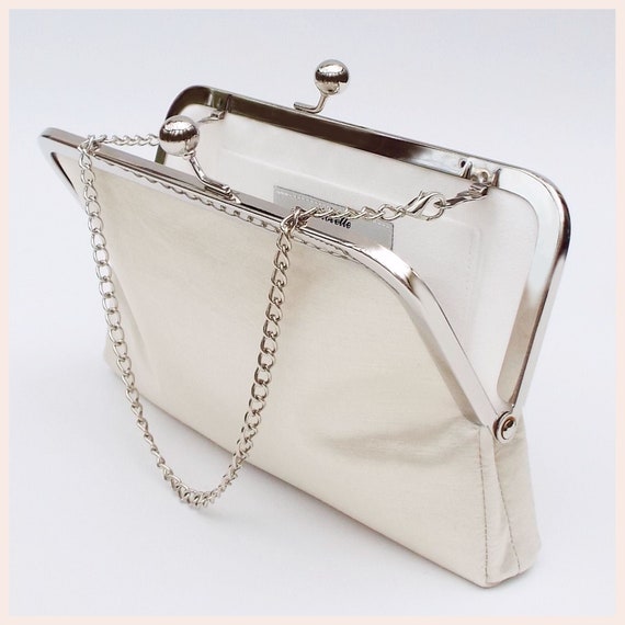 silver colour purse