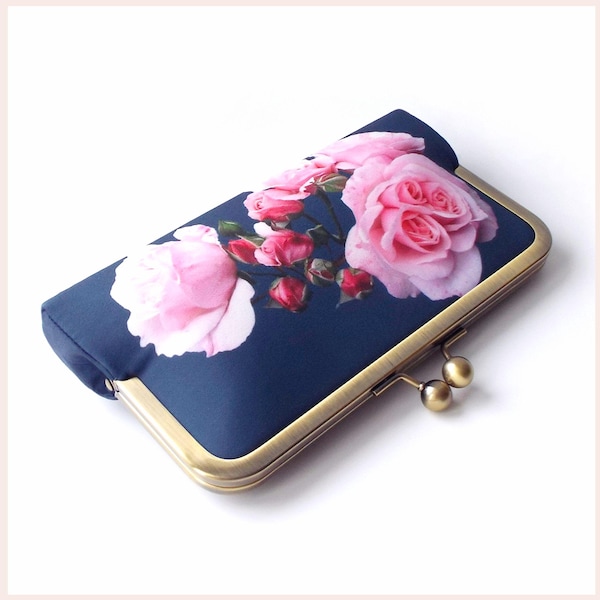 Floral Tieable Small Clutch Bag