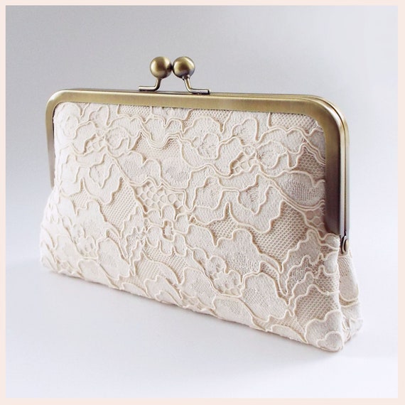 Buy Women Lace Tote Vintage Solid Clear Bag Handbag with White Cotton Lace  Fabric at Amazon.in