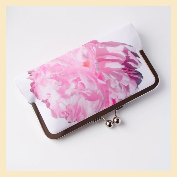 floral clutch purse