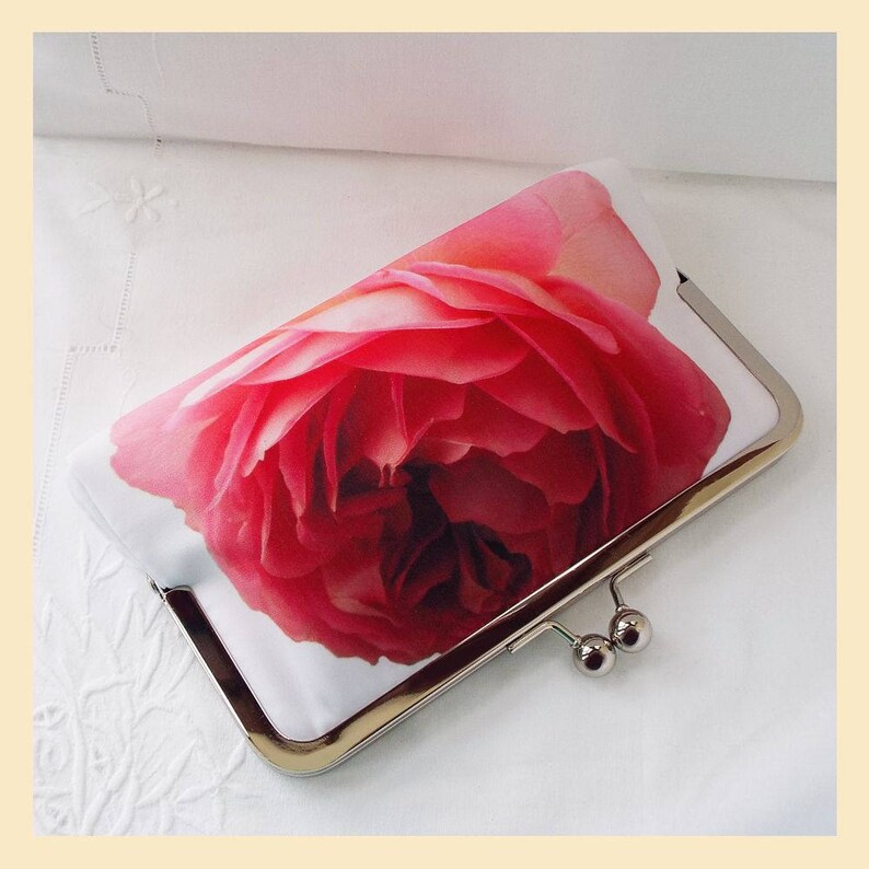 floral evening bag