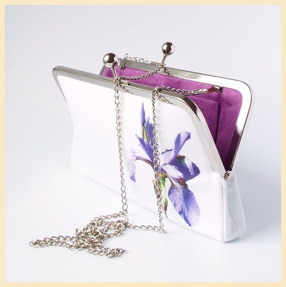 lilac clutch bag for wedding
