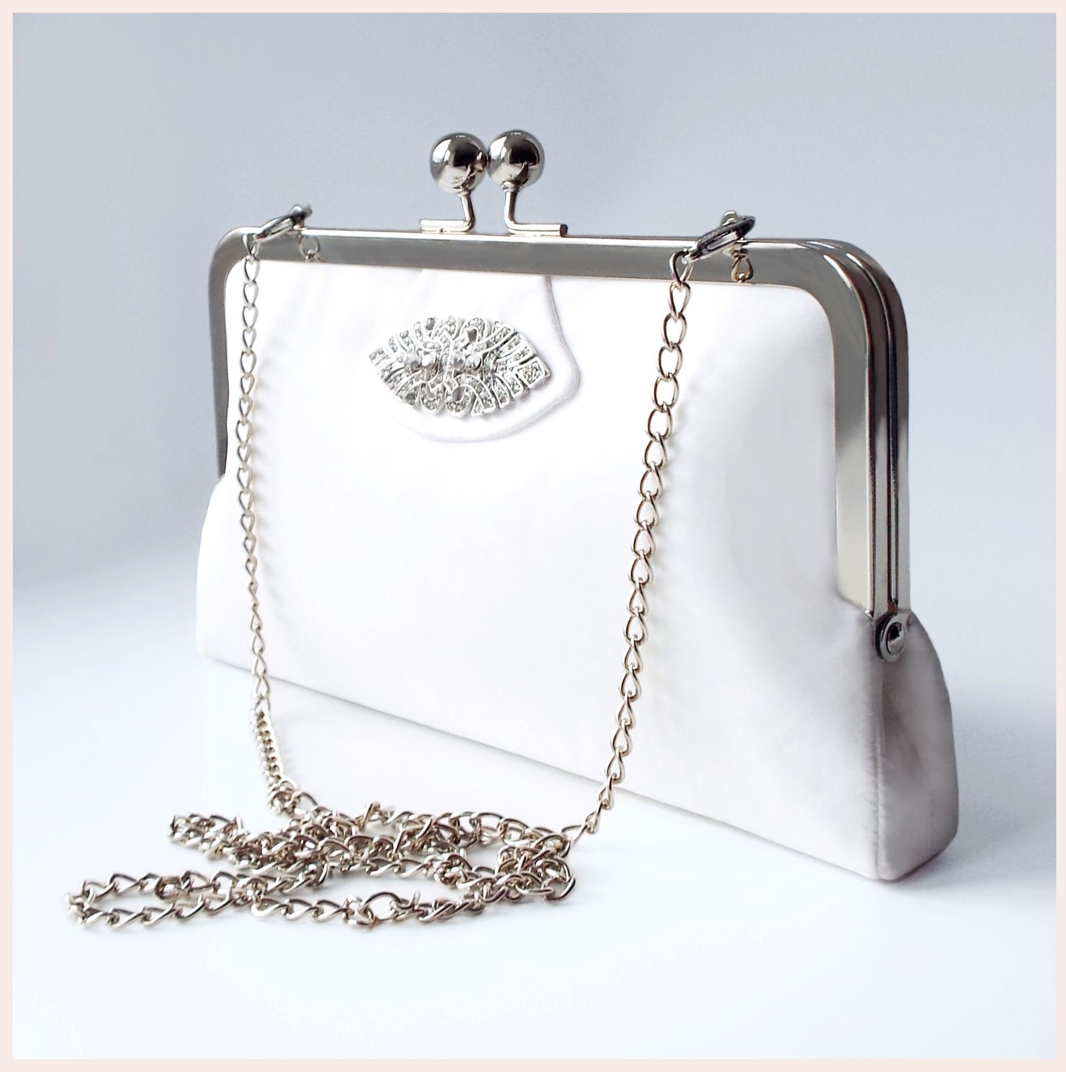 Fashion (Silver)Women Glitter Wallet Clutch Bag Ladies Tassel Evening Wedding  Handbag Party Prom Coin Purse Chain RA @ Best Price Online | Jumia Egypt