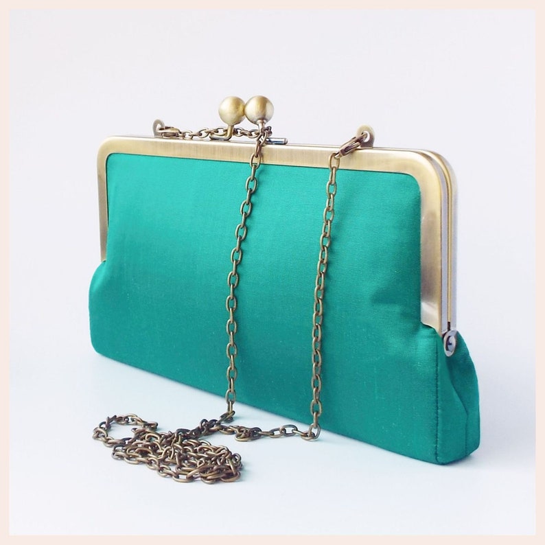 Green Clutch Bag Evening Bag Emerald Green Evening Purse Etsy Australia