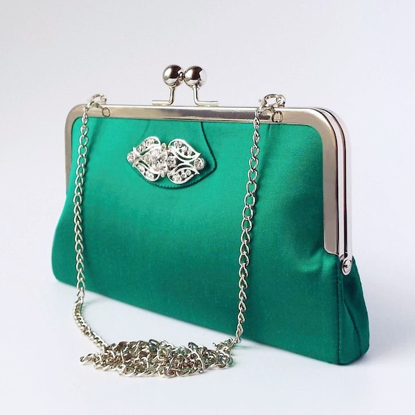 Emerald Green Purse Etsy