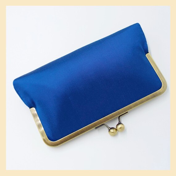 sapphire blue purse