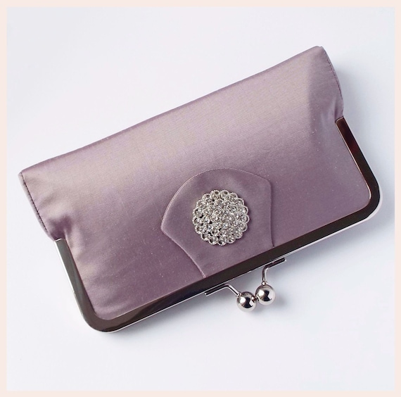 Mauve clutch purse hotsell
