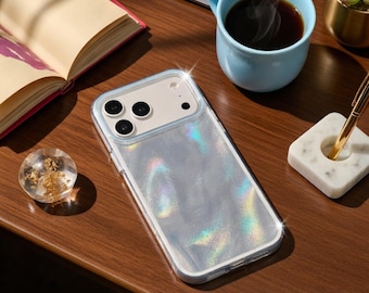 Luxury Aurora Quicksand Case for iPhone | Dreamy Glitter Sparkle Cover | Iridescent Holographic Glossy