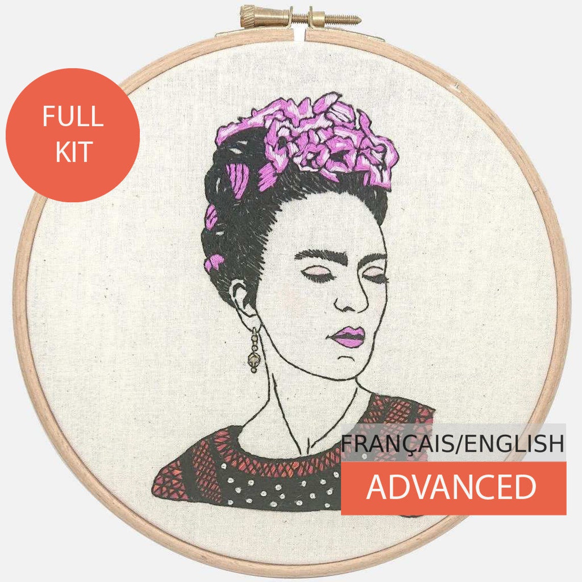 Modern Embroidery Kit DIY Kit Hand Embroidery Pattern Etsy