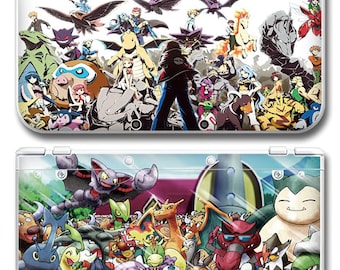 DIY 3ds nds Aufkleber volle Modellserie, neue 3ds 2ds nds ndsi LL Skin, Cartoon Anime handgemachte Schutzfolie und Muscheln, Klarsichthülle