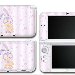 DIY 3ds nds Sticker full model series, new 3ds 2ds nds ndsi LL Skin, cartoon anime handmade protective film and shells, Clear case