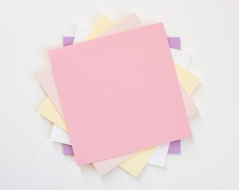 Pastel Tant Origami Paper Pack 15x15 cm | 50 Sheets