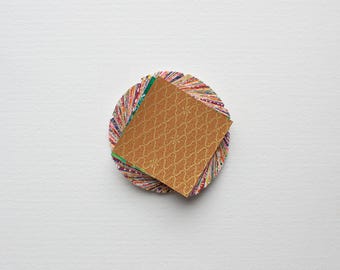100 Sheets Japanese Yuzen Washi Origami Paper, Mixed Patterns, 7x7cm Craft Supplies