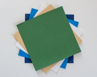 Earth Tone Tant Origami Paper Pack 15x15 cm | 50 Sheets