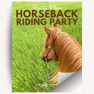 Horseback Riding Birthday Party Plan - Horse Party Plan - Pony Party - Riding Party - Girls Birthday - Tween Party - Teen Party