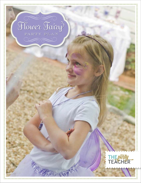 PARTY PLAN: Flower Fairy Party - Flower Fairy Party Plan - Fairy Party Plan - Fairy Party - Fairy Birthday Party - Party Plan Il_570xn