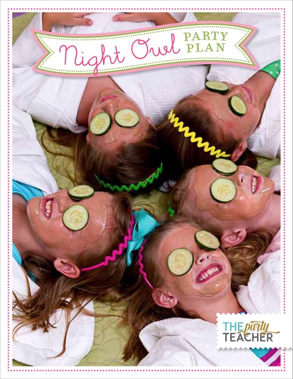 Sleepover Party Plan - Slumber Party Plan - Almost Sleepover Party Plan - Mock Sleepover - Night Owl Party - Sleepover Party - Slumber Party Il_570xn