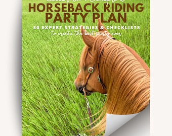 Horseback Riding Birthday Party Plan: Games, Crafts, Decor (PDF Download)