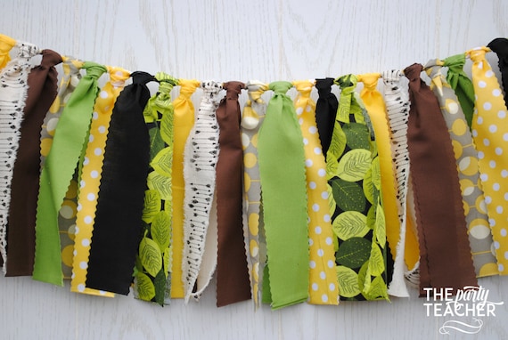 Wild One Fabric Bunting, Wild One Fabric Garland, Wild One Bunting, Wild One Garland, Wild One Party, Wild Thing Party, Wild Thing Decor Il_570xn