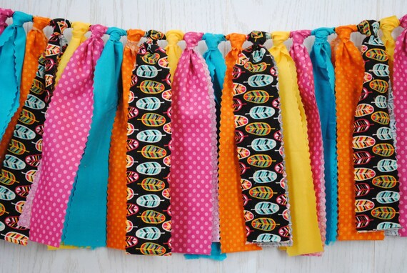 Boho Garland, Boho Bunting, Feather Bunting, Feather Garland, Boho Party, Boho Banner, Feather Banner, Bohemian Bunting, Boho Birthday Decor Il_570xn