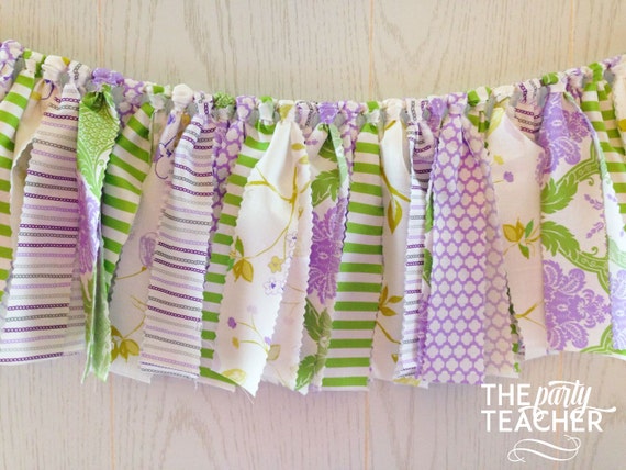 Purple Fairy Fabric Bunting, Purple Fairy Garland, Purple Fairy Bunting, Purple Fairy Birthday, Purple Fairy Banner, Purple Fairy Party Il_570xn
