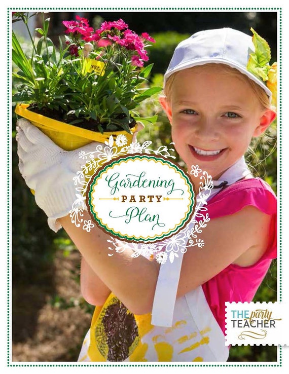 PARTY PLAN: Gardening Party Plan - Garden Party Plan - Gardening Party - Garden Party - Party Planning Guide - Party eBook Il_570xn