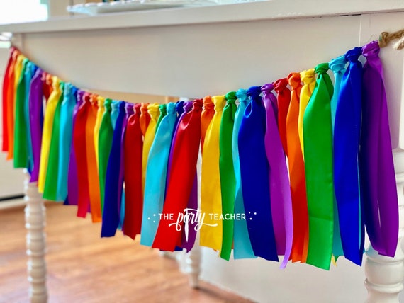Art Party Bunting, Art Party Garland, Art Party Decor, Art Party Background, Art Party Photo Booth, Rainbow Art Party, Art Party Banner Il_570xn