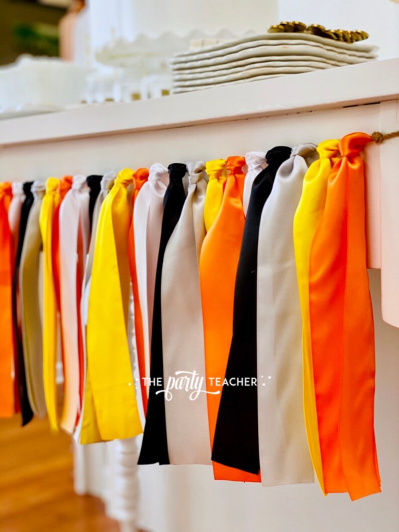 Construction Ribbon Bunting Construction Garland - Etsy