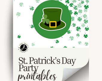 St. Patrick's Day Party Printables INSTANT DOWNLOAD