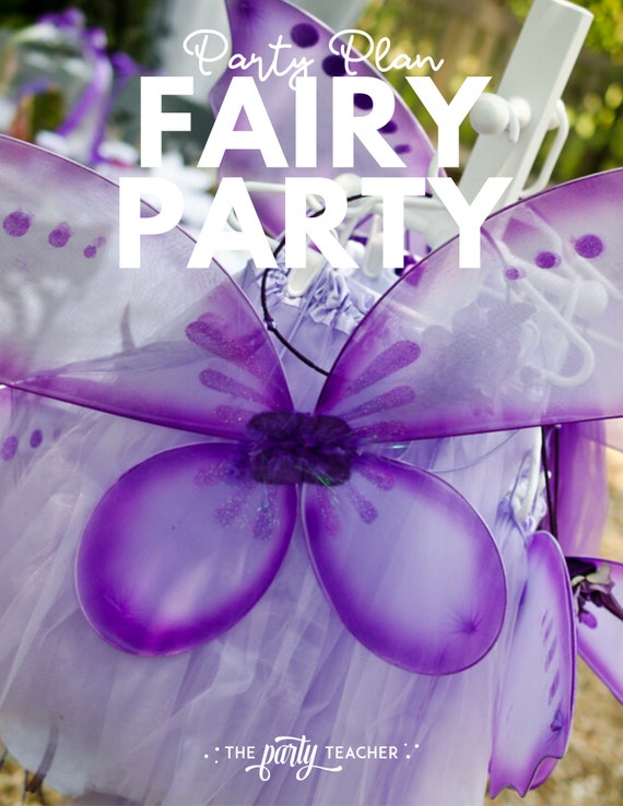 PARTY PLAN: Flower Fairy Birthday Party - Flower Fairy Party Plan - Fairy Party Plan - Fairy Party - Fairy Birthday Party - Party Plan Il_570xn