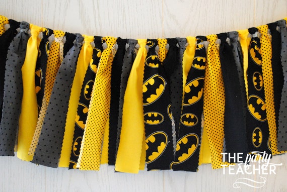 Batman Fabric Bunting, Batman Fabric Garland, Batman Garland, Batman Bunting, Batman Banner, Batman Party, Batman Backdrop, Batman Decor Il_570xn