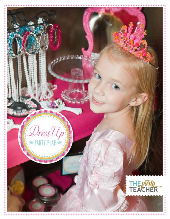 Dress Up Party Plan - Dress Up Party - Fashion Party Plan - Princess Party Plan - Fashion Party - Princess Party - Party Plan Il_570xn