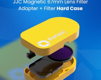 Hartschale für JJC Magnet 67 mm Objektiv Filter Adapter + Filter