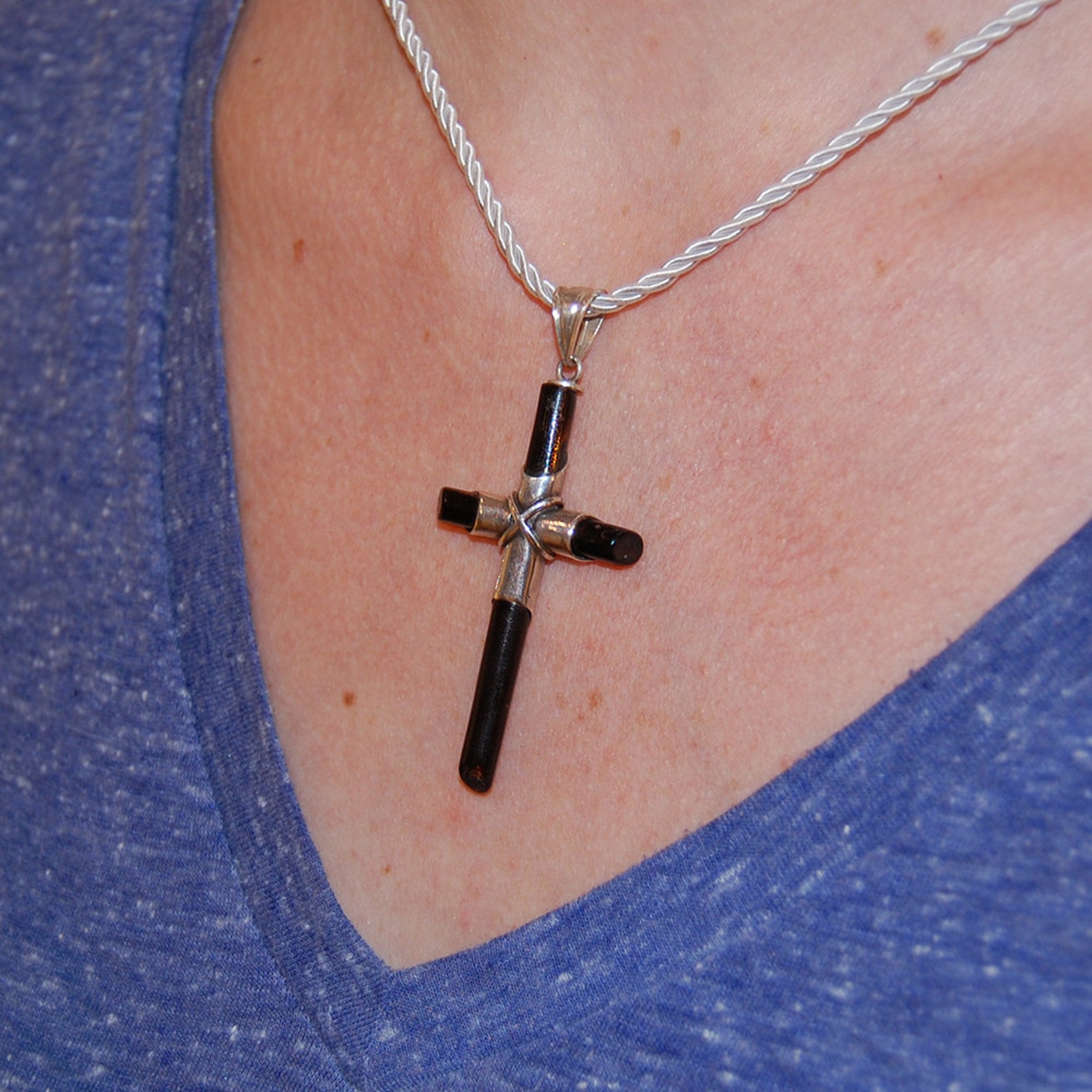 Baptism Cross Christening Cross Black Coral Cross Turquoise Etsy