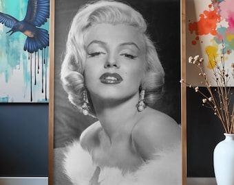 Marilyn Monroe Poster: Premium Matte Paper