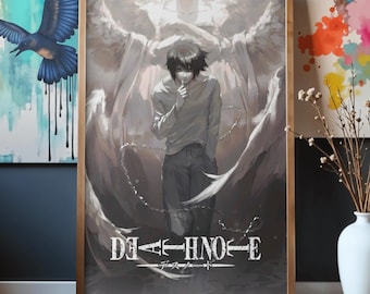 Death Note "L" Anime Poster: Premium Matte Paper