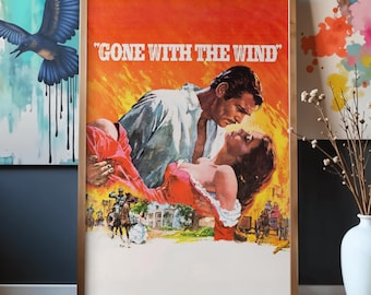 Gone With The Wind Movie Poster: Premium Matte Paper