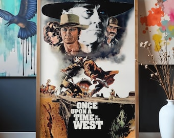 Once Upon a Time In The West Movie Poster: Premium Matte Paper