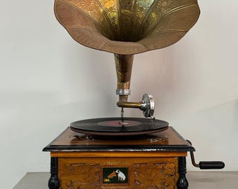 Antique Columbia Viva-tonal Grafonola – Circa 1920s English