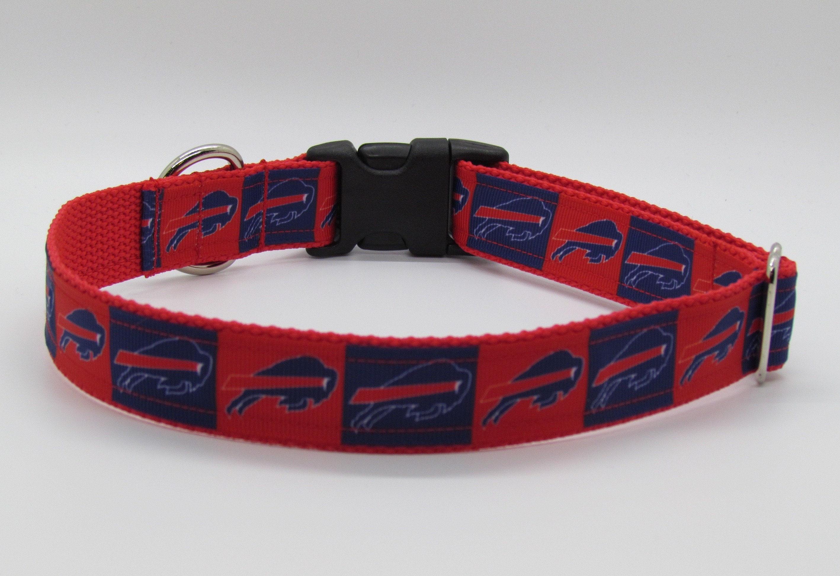 Buffalo Football banner Custom Dog Collar Adjustable Dog 