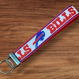 Standard Buffalo Football Fabric Wristlet Key Fob Keychain